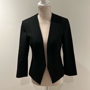 Express open work blazer